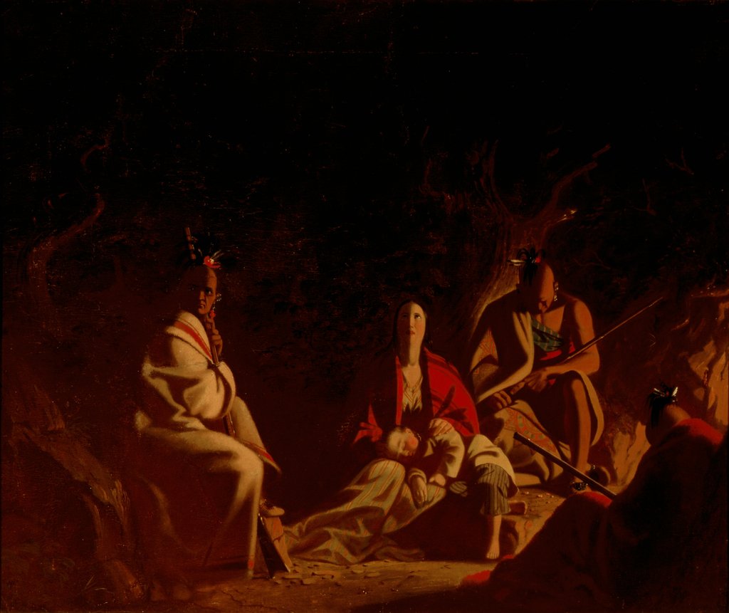 Detail of Captured by Indians, 1848 by George Caleb Bingham
