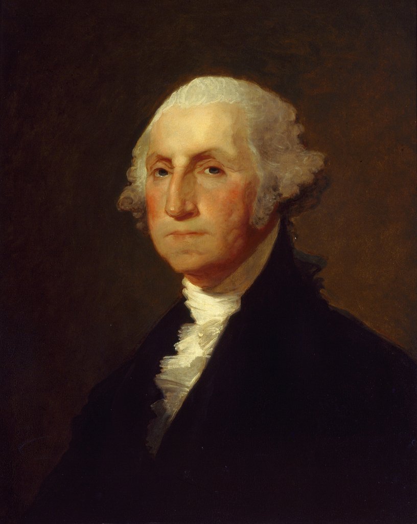 Detail of George Washington, c.1820 by Gilbert Stuart