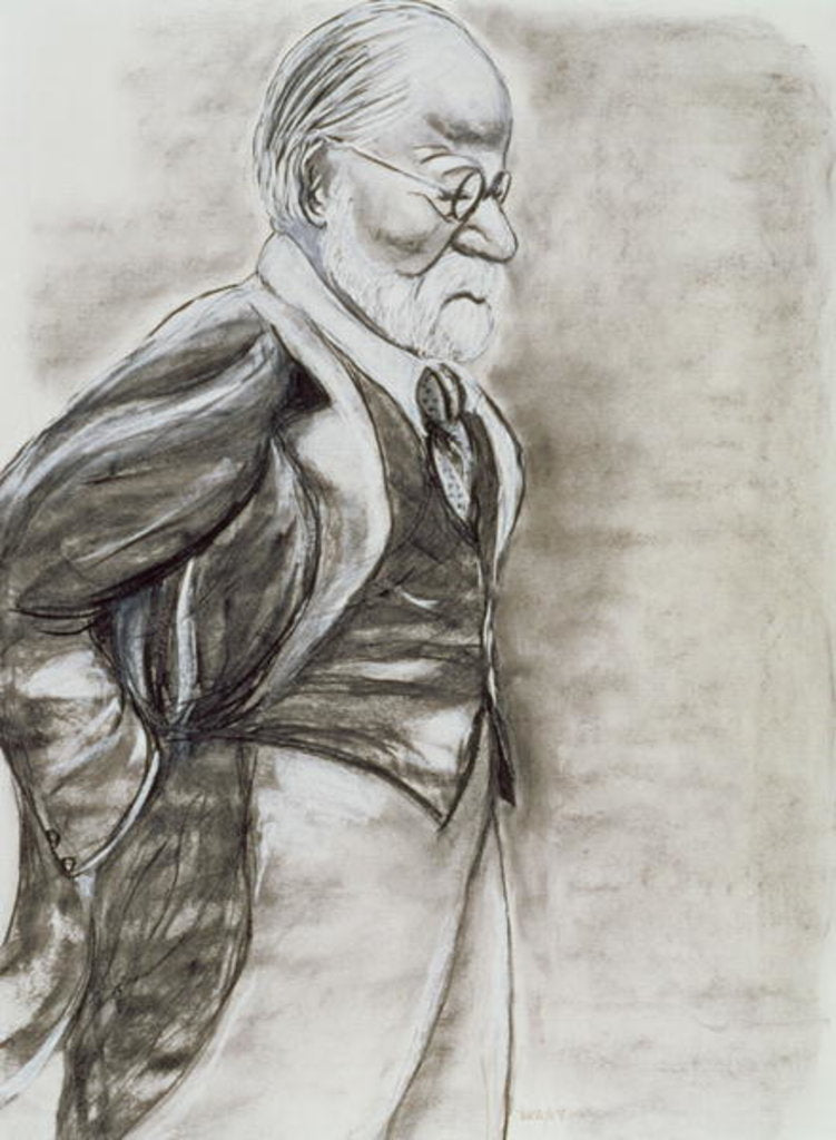 Detail of Sigmund Freud 1998 by Stevie Taylor