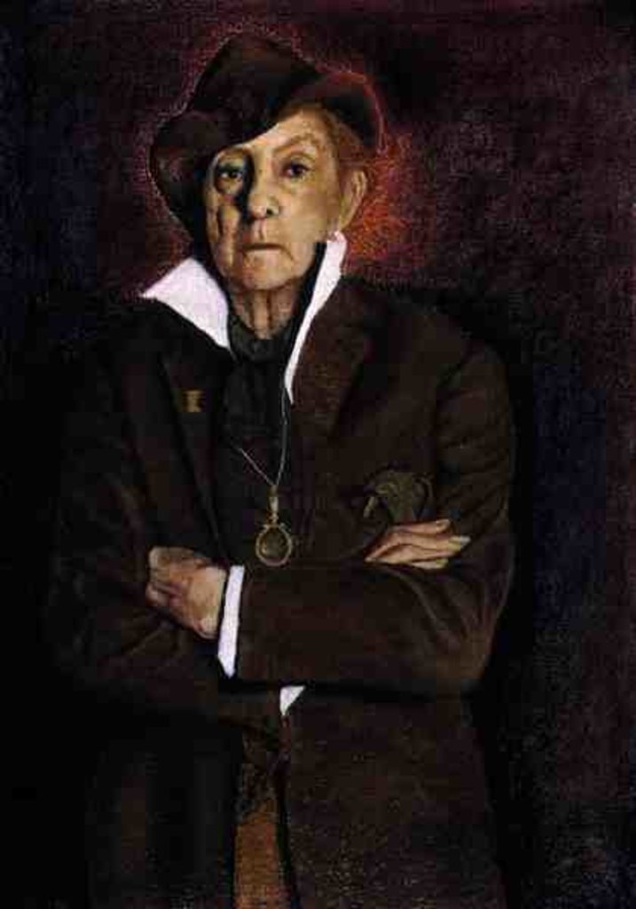 Detail of Quentin Crisp, 1998-99 by Stevie Taylor