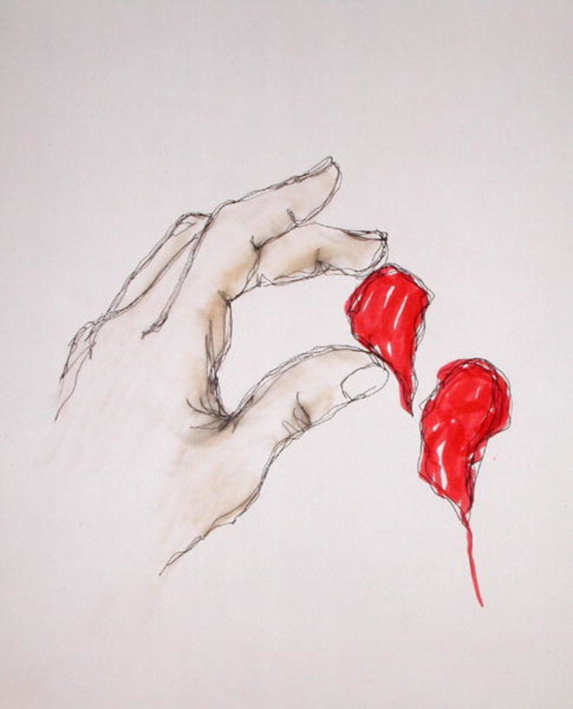 Detail of A Piece of Your Heart, 1996 by Stevie Taylor