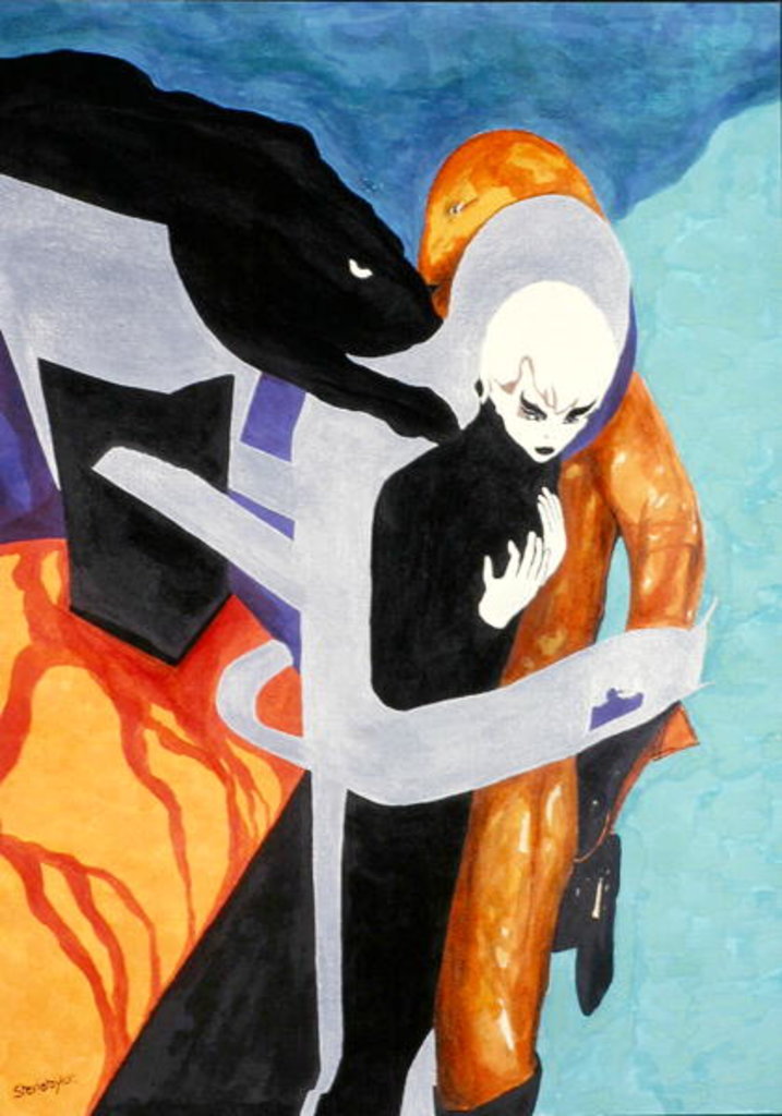 Detail of Who Can You Trust, 2000 by Stevie Taylor