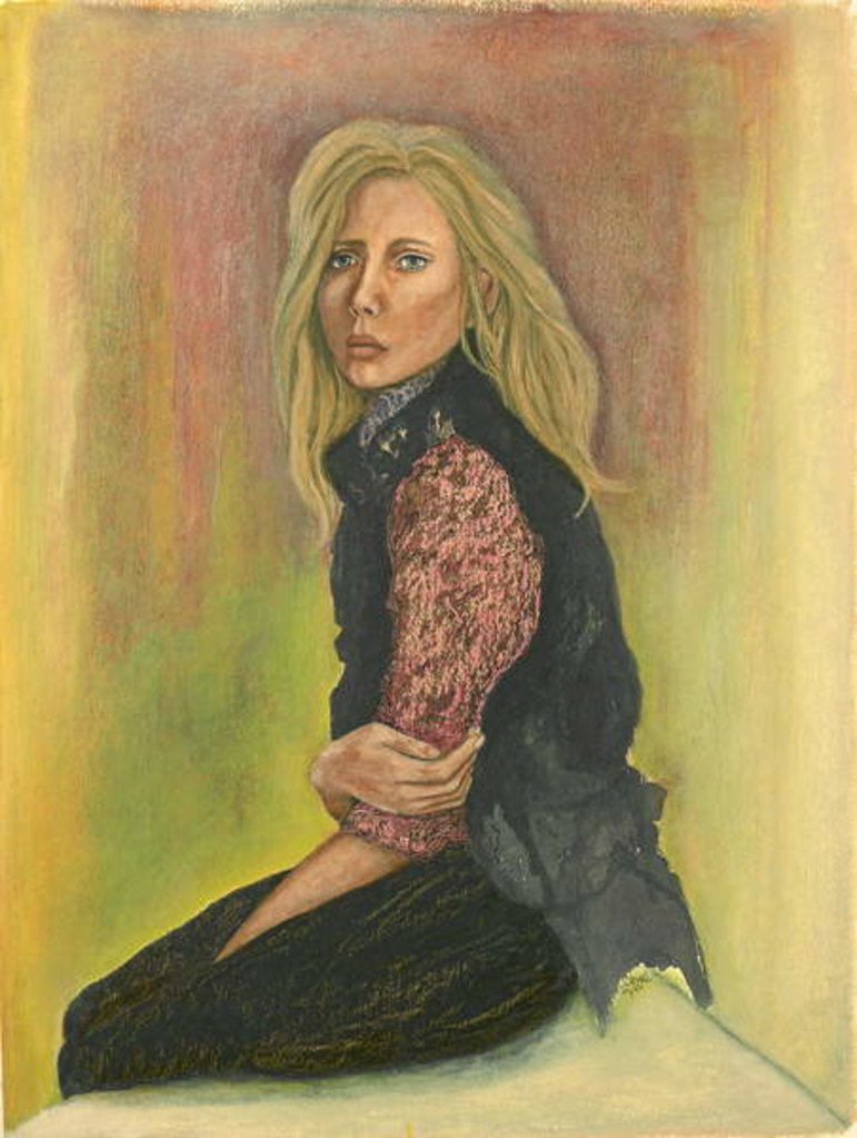 Detail of Outsider. Woman On A Ledge, 2014 by Stevie Taylor