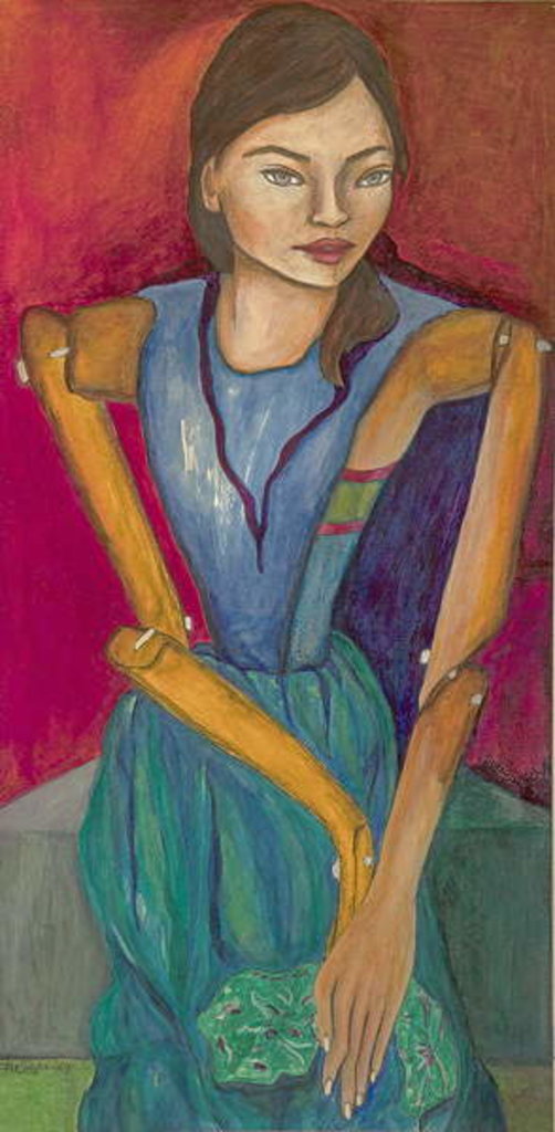 Detail of From a Puppet to a Girl, 2015 by Stevie Taylor