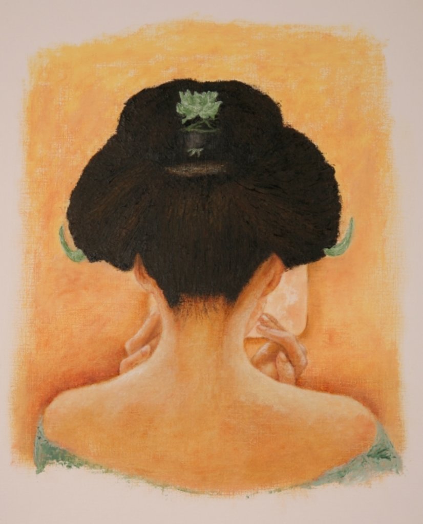 Detail of Geisha, 2010 by Stevie Taylor