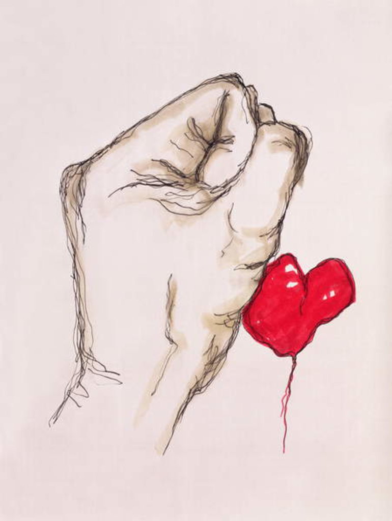 Detail of Tough Love, 1996 by Stevie Taylor