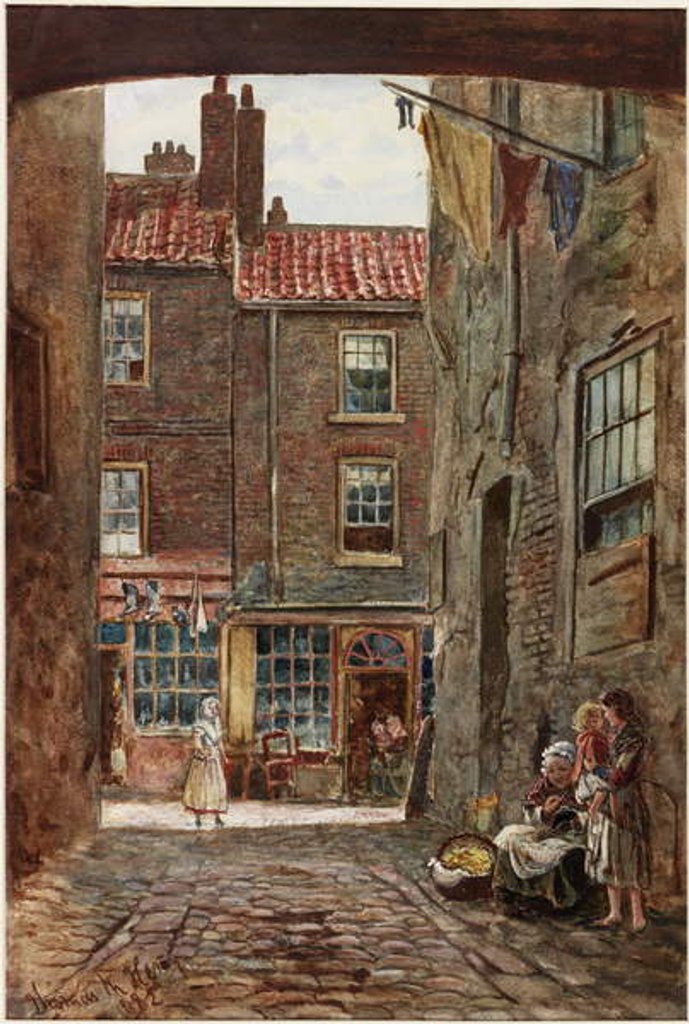 Detail of Holmes' Wharf, Sunderland, 1882 by Thomas Marie Madawaska Hemy