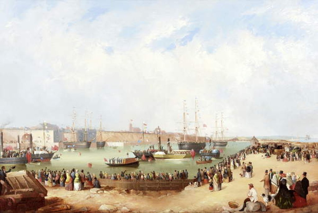 Detail of Opening of Sunderland South Docks, 1850 by Mark Thompson