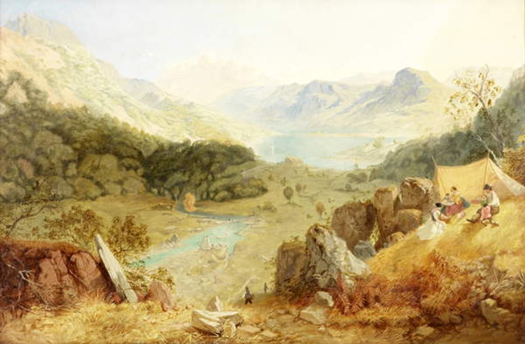 Detail of Thirlmere, Cumberland, 1869 by James Baker Pyne
