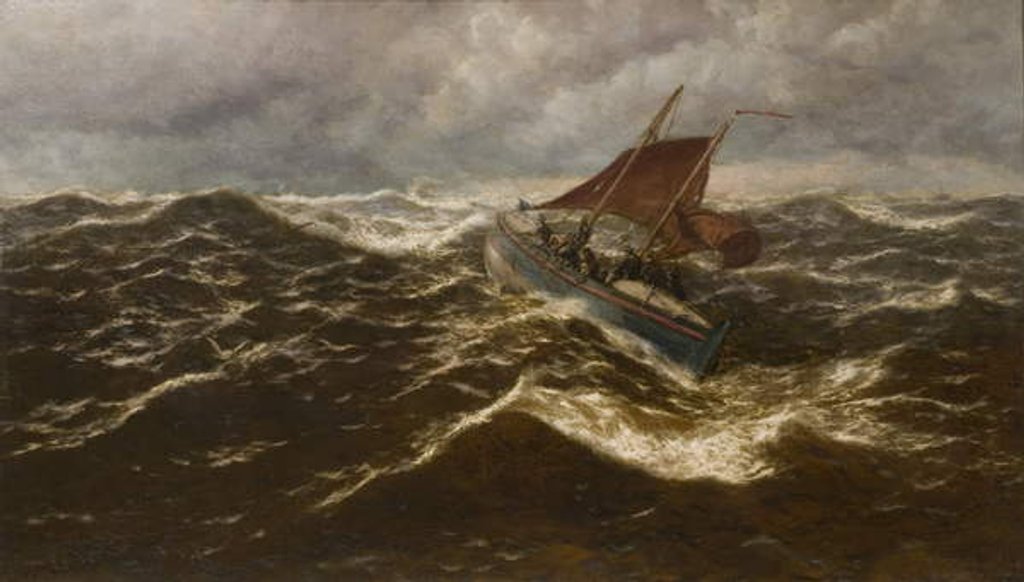 Detail of Away to the Goodwin Sands by Thomas Rose Miles