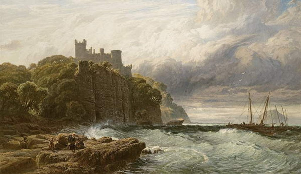 Detail of Culzean Castle, Ayrshire, 1877 by John Mogford