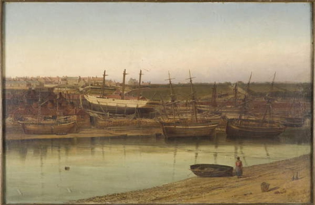 Detail of Robert Thompson's Shipyard at Southwick by Duncan F. McLea