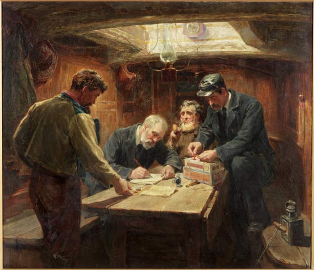 Detail of Duty Paid, 1896 by Ralph Hedley