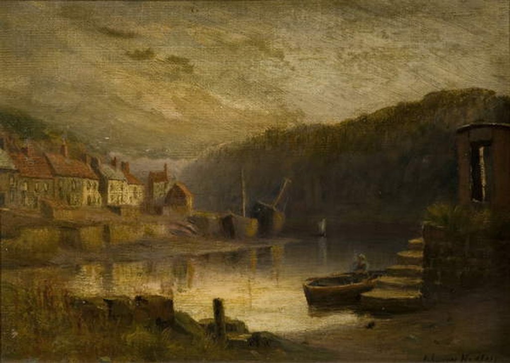 Detail of Hylton Ferry, c.1912 by Johnson Hedley