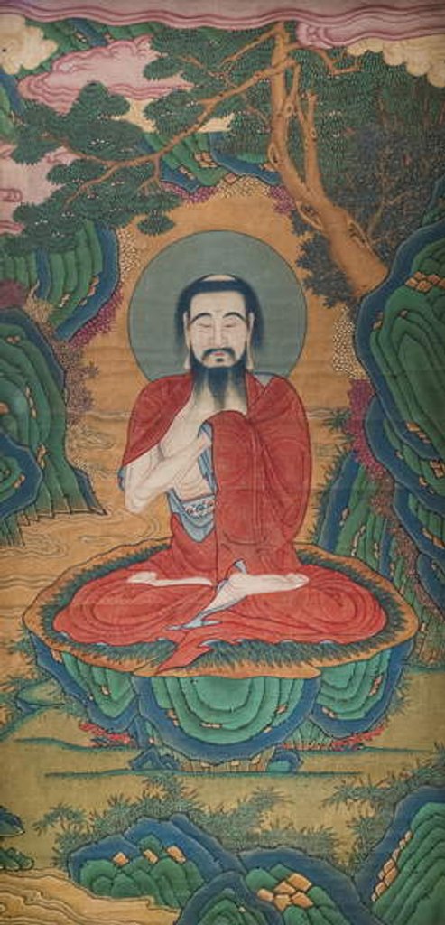 Detail of Arhat by Korean School