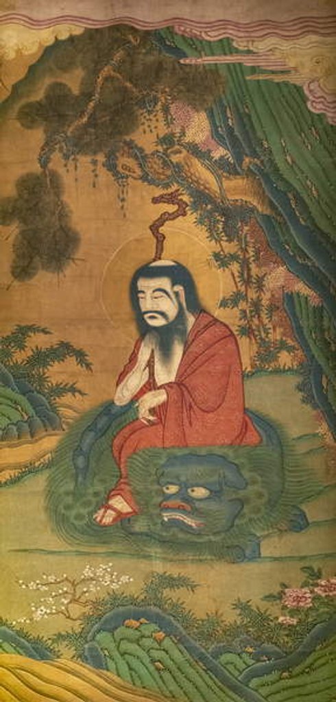 Detail of Arhat by Korean School