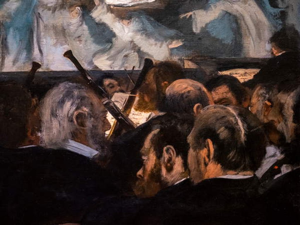 Detail of Ballet of Robert the Devil. 1876. by Edgar Degas