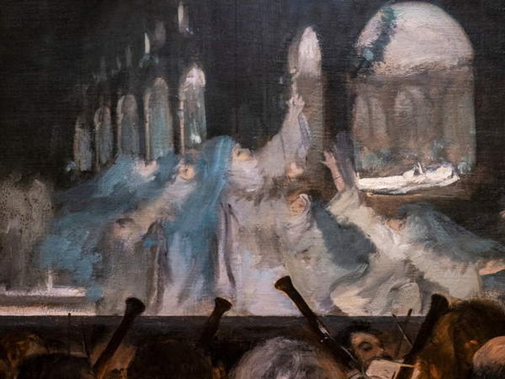 Detail of Ballet of Robert the Devil. 1876 by Edgar Degas