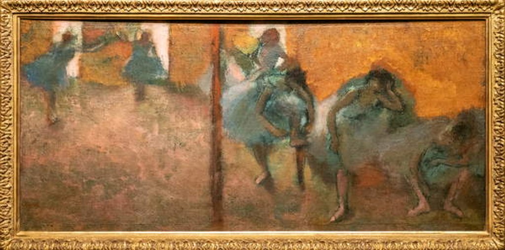 Detail of Home dancers. Around 1900-1905 by Edgar Degas