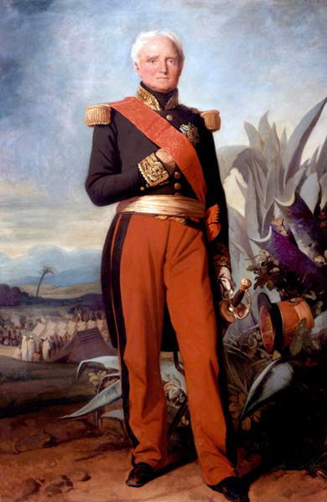 Detail of Thomas Robert Bugeaud de la Piconnerie, Marshall of France in 1843 by Charles-Philippe Lariviere