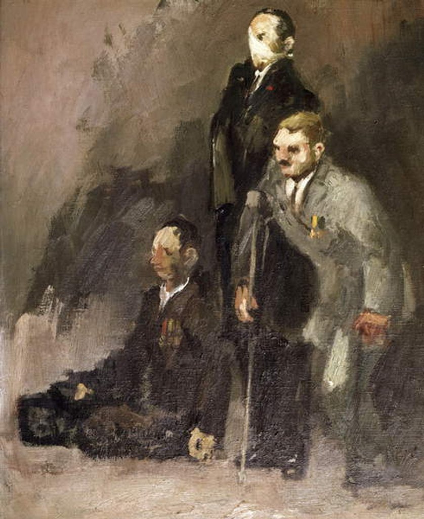Detail of Les Invalides, 1918 by Andre Mare