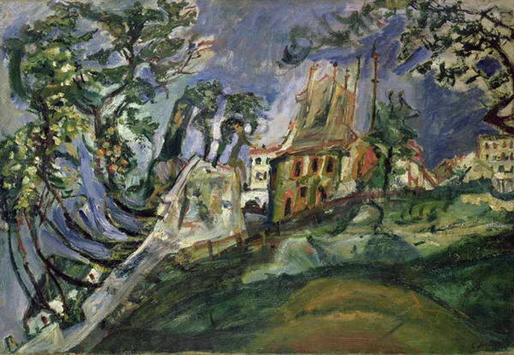 Detail of Montmartre, c.1919 by Chaim Soutine