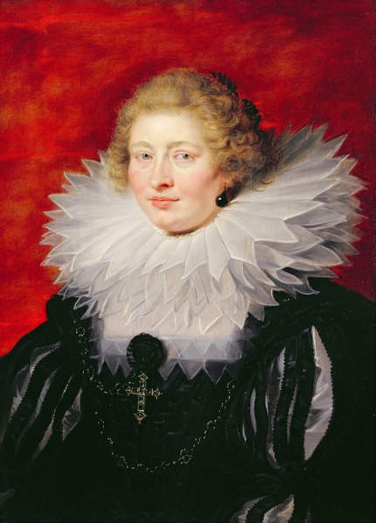 Detail of Portrait of Madame de Vicq, 1625 by Peter Paul Rubens