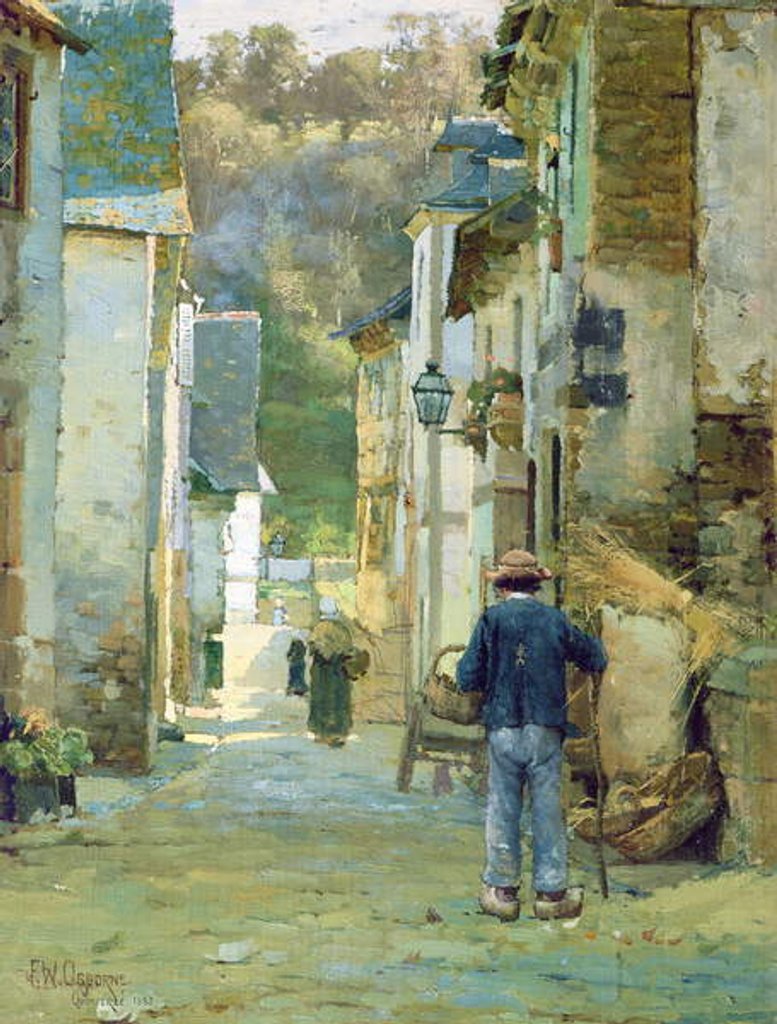 Detail of Quimperle, 1883 by Walter Frederick Osborne