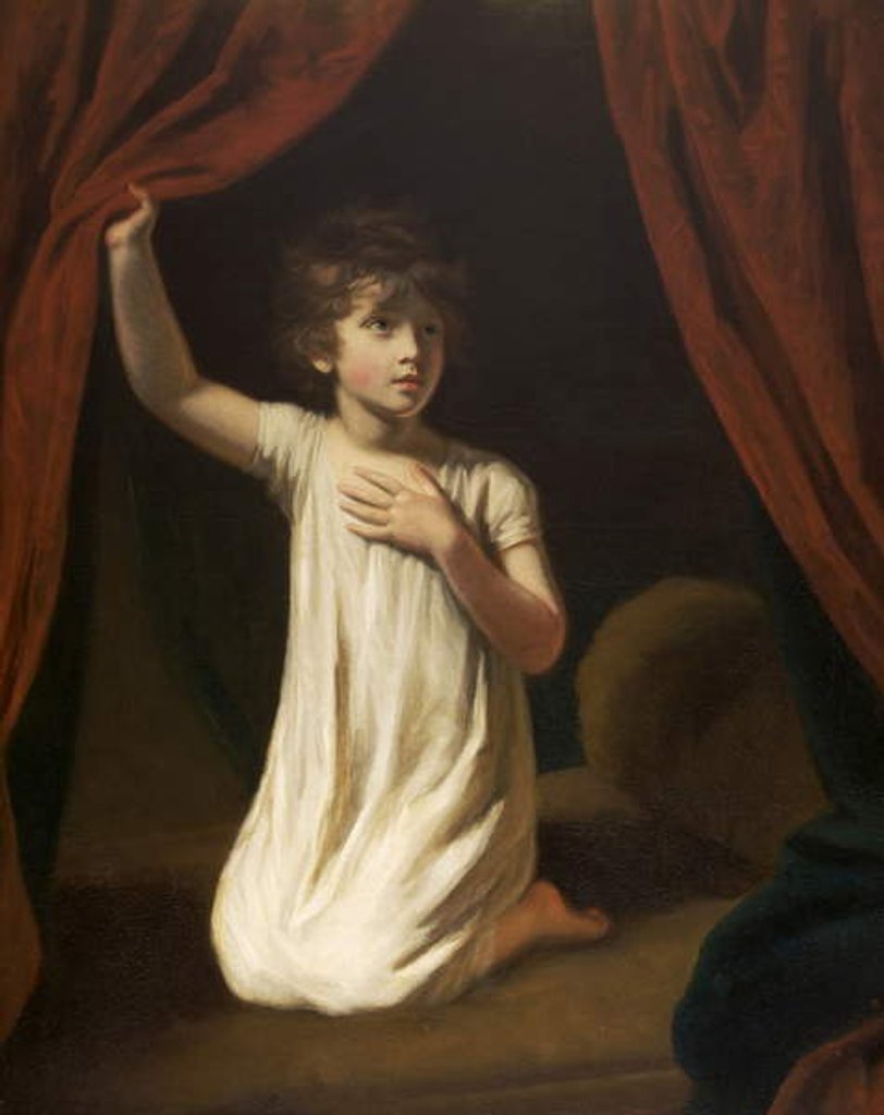 Detail of The Calling of Samuel by John Opie