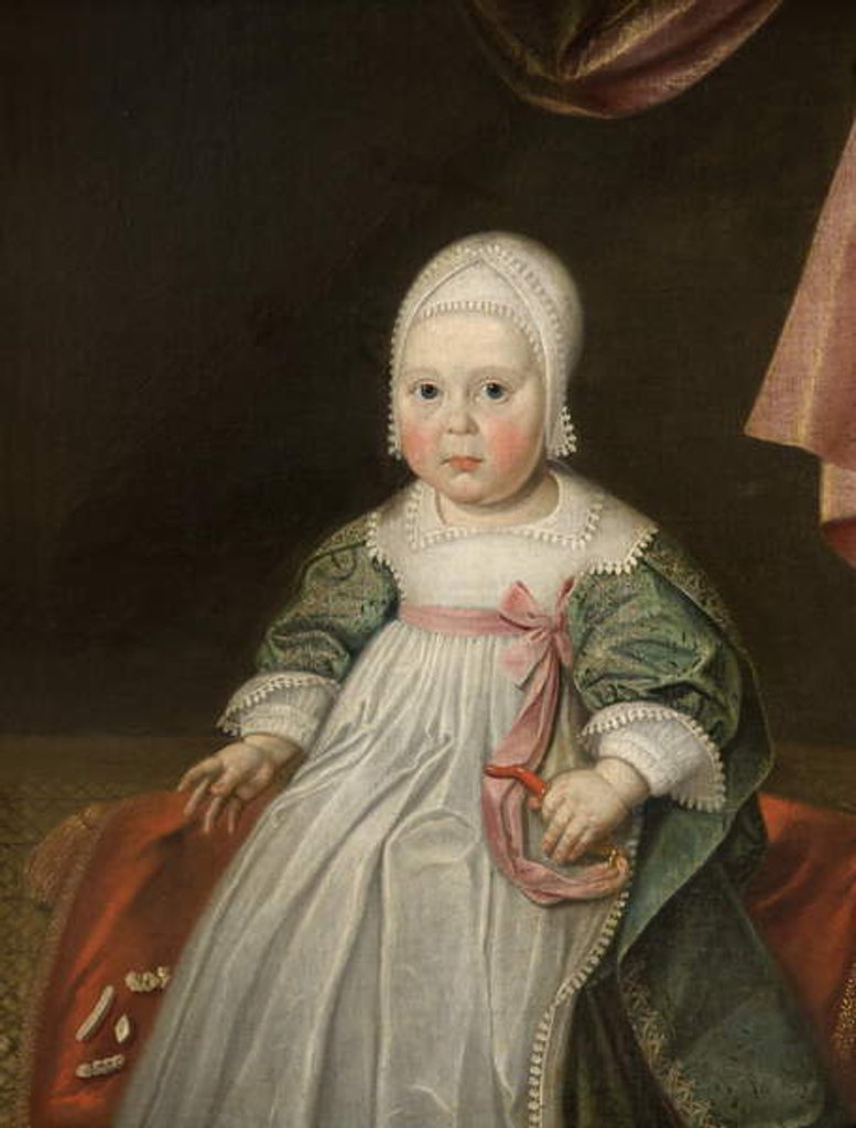 Detail of Portrait of a Child, c.1630 by Dutch School