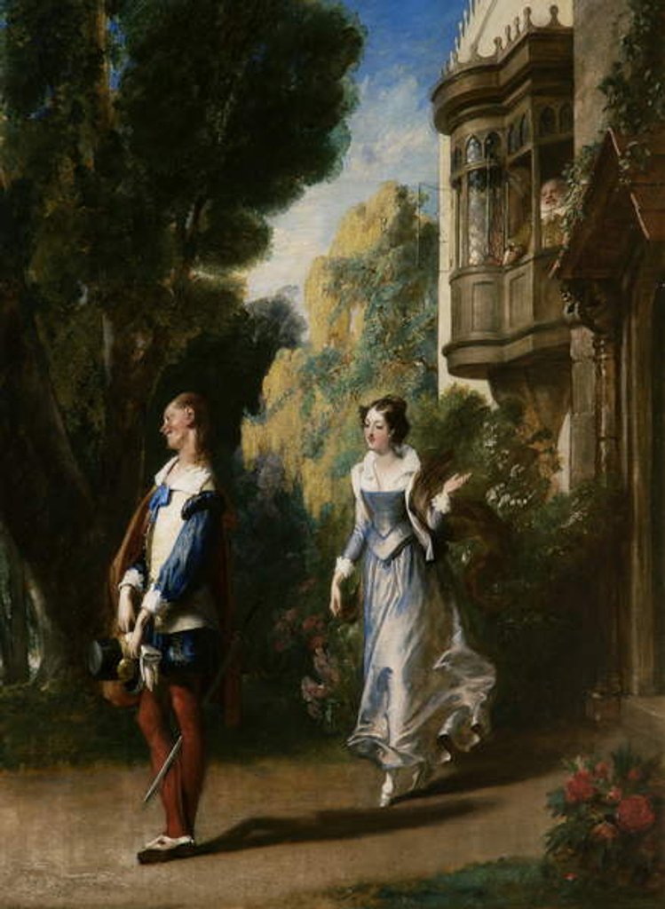Detail of The Merry Wives of Windsor by Charles Robert Leslie