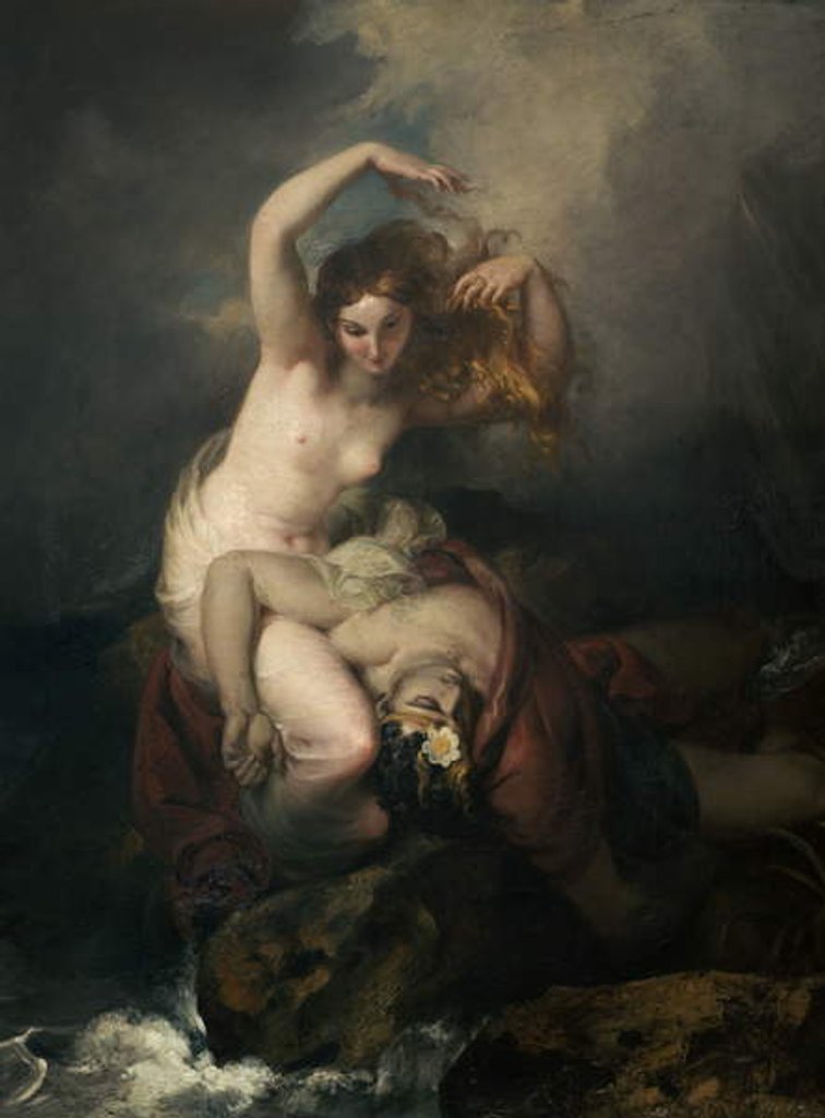 Detail of The Mermaid of Galloway by William II Hilton