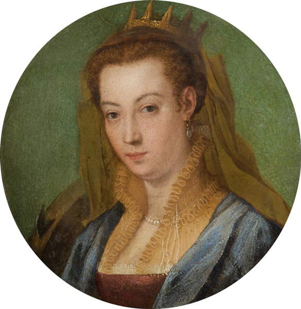 Detail of Saint Catherine by School Italian