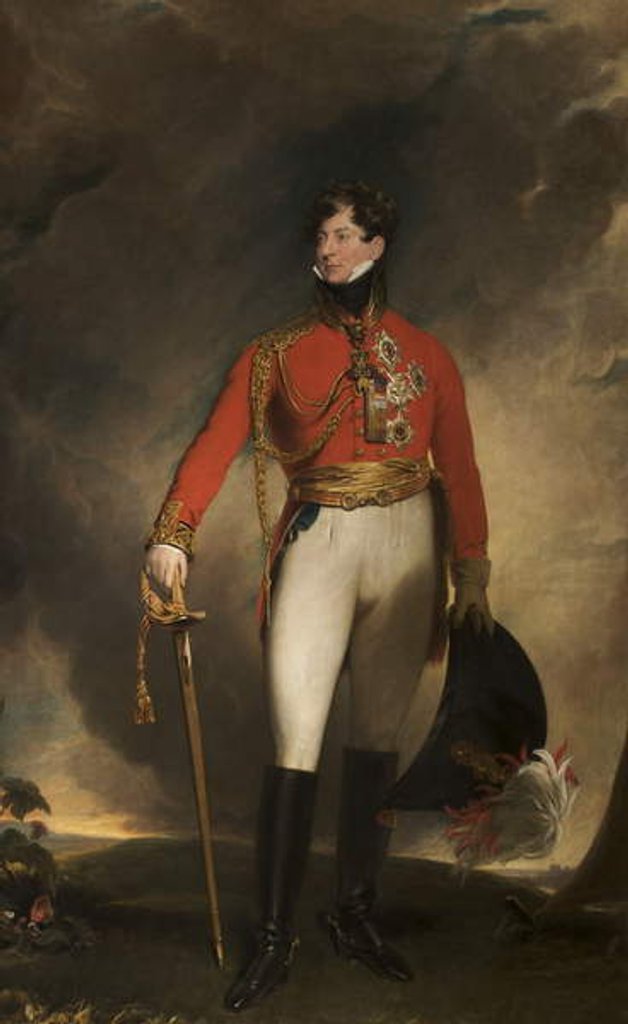 Detail of Prince Regent, Later George IV by Thomas Lawrence