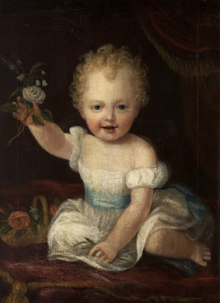 Detail of The 3rd Lord de Tabley, Aged Two Years, c.1837 by Alfred George Stevens