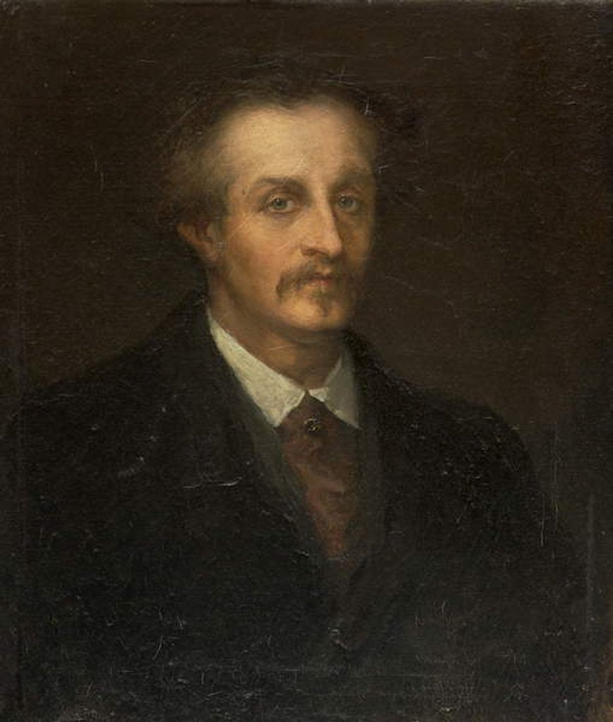 Detail of Sir Baldwyn Leighton, 8th Bt by Joseph Bridge