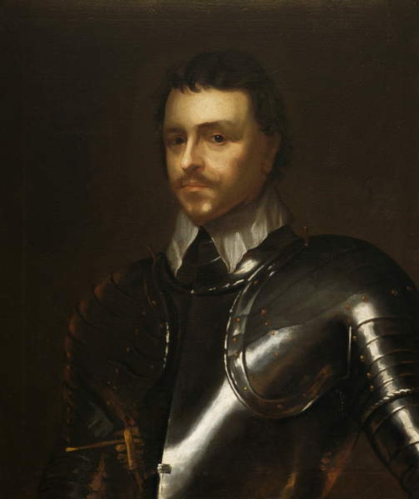 Detail of Thomas Wentworth, Earl of Strafford by Anthony van Dyck