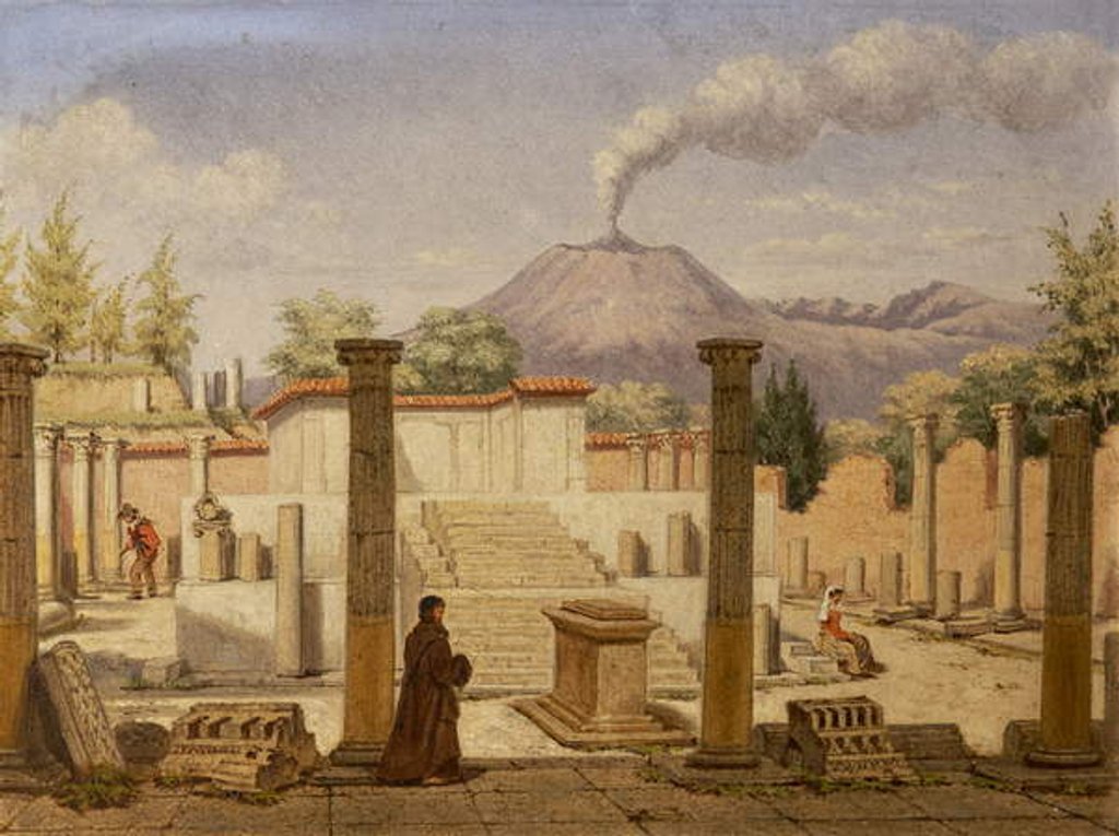 Detail of Pompeii, c.1840 by Italian School