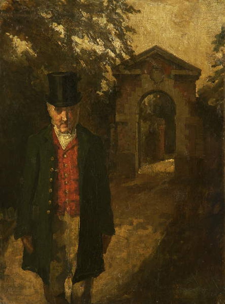 Detail of Paul, the Porter at Tabley Hall by Catherine Barbara Southeby