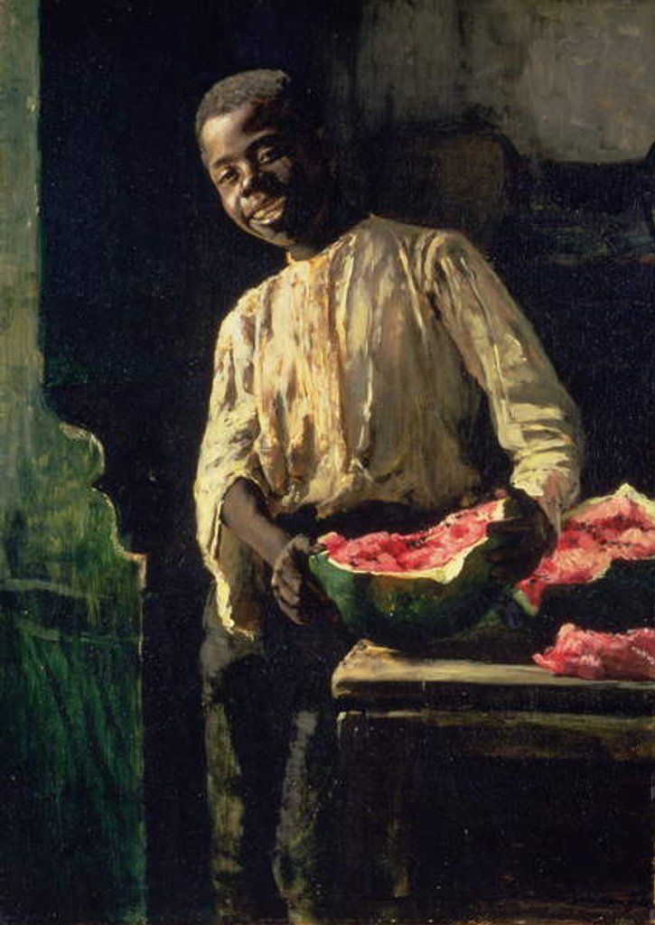 Detail of I Know'd It Was Ripe, c.1885 by Thomas Hovenden