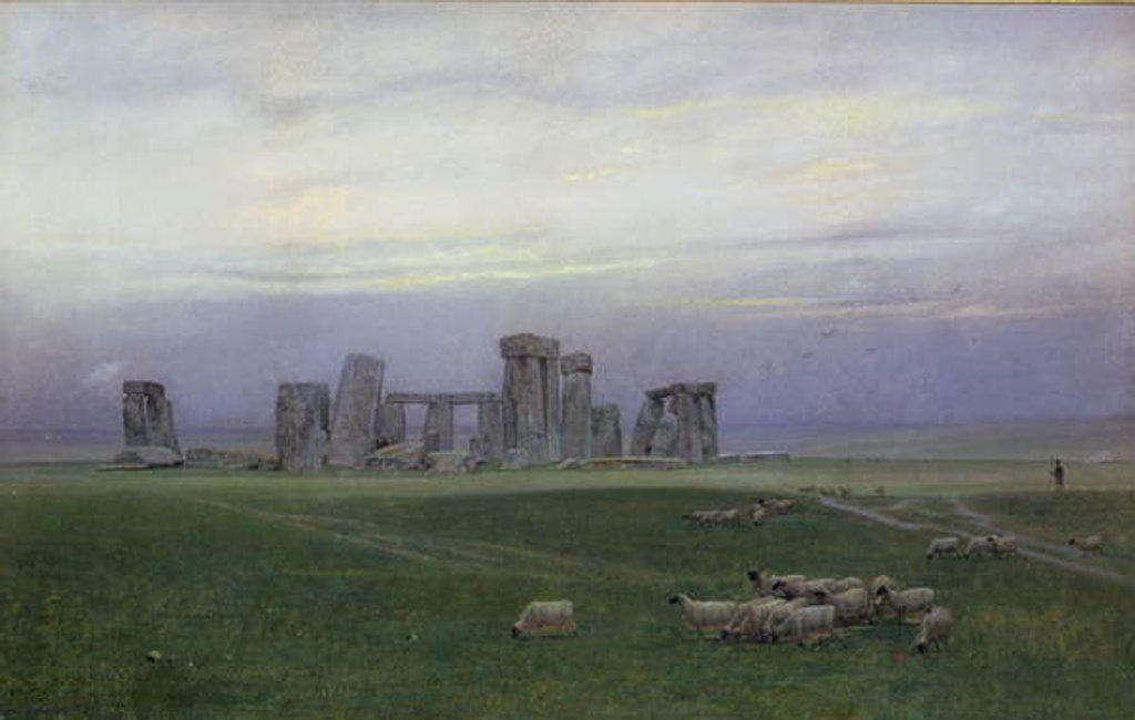 Detail of Stonehenge, c.1882 by William Trost Richards