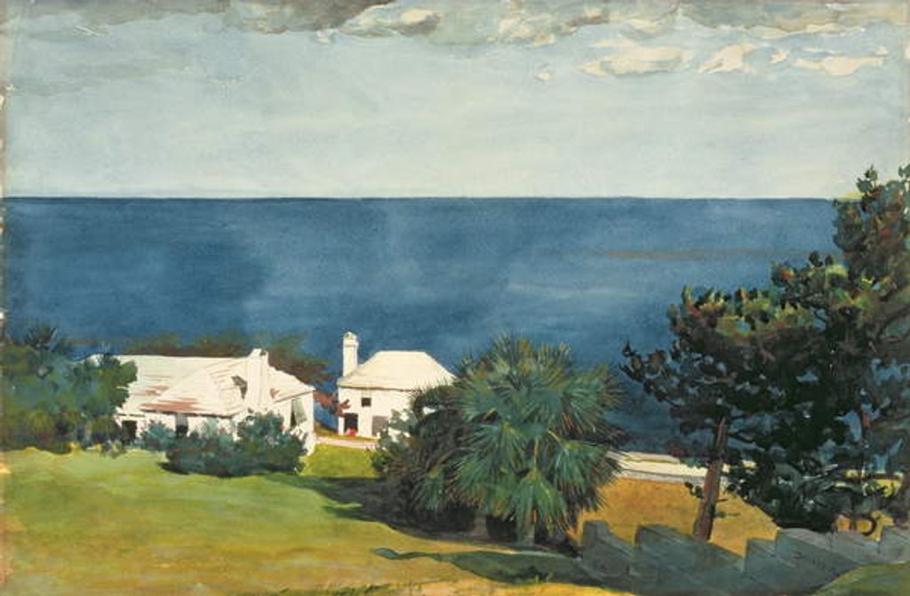 Detail of Shore at Bermuda, c.1899 by Winslow Homer