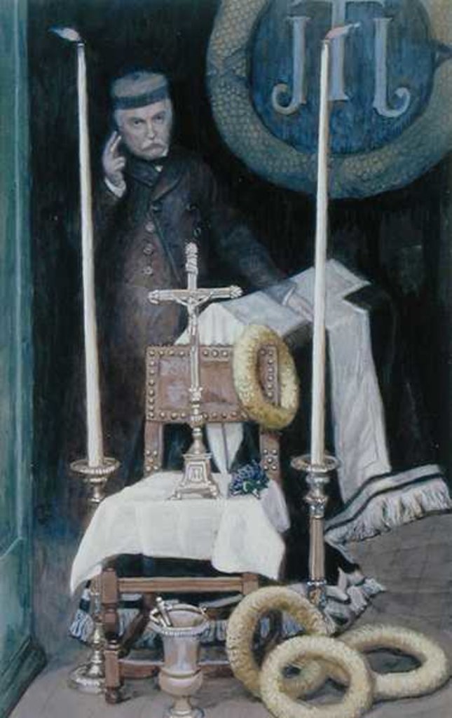 Detail of Portrait of the Pilgrim by James Jacques Joseph Tissot