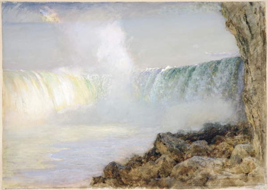 Detail of Niagara Falls by Arthur Parton