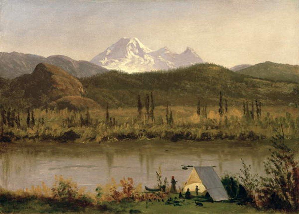 Detail of Mount Baker, Washington by Albert Bierstadt