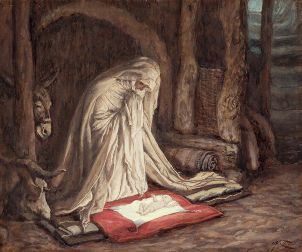 Detail of Birth of Our Lord Jesus Christ by James Jacques Joseph Tissot