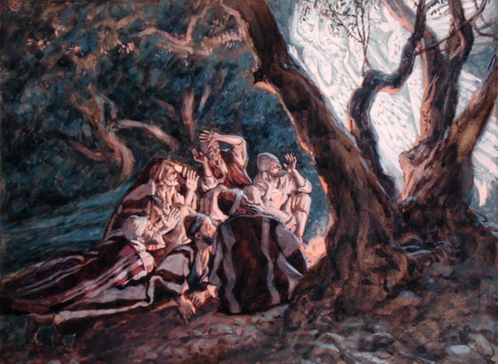 Detail of The Angels and the Shepherds by James Jacques Joseph Tissot