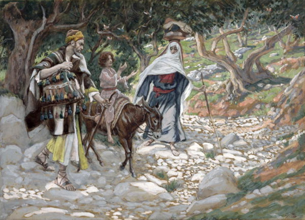 Detail of The Return from Egypt by James Jacques Joseph Tissot