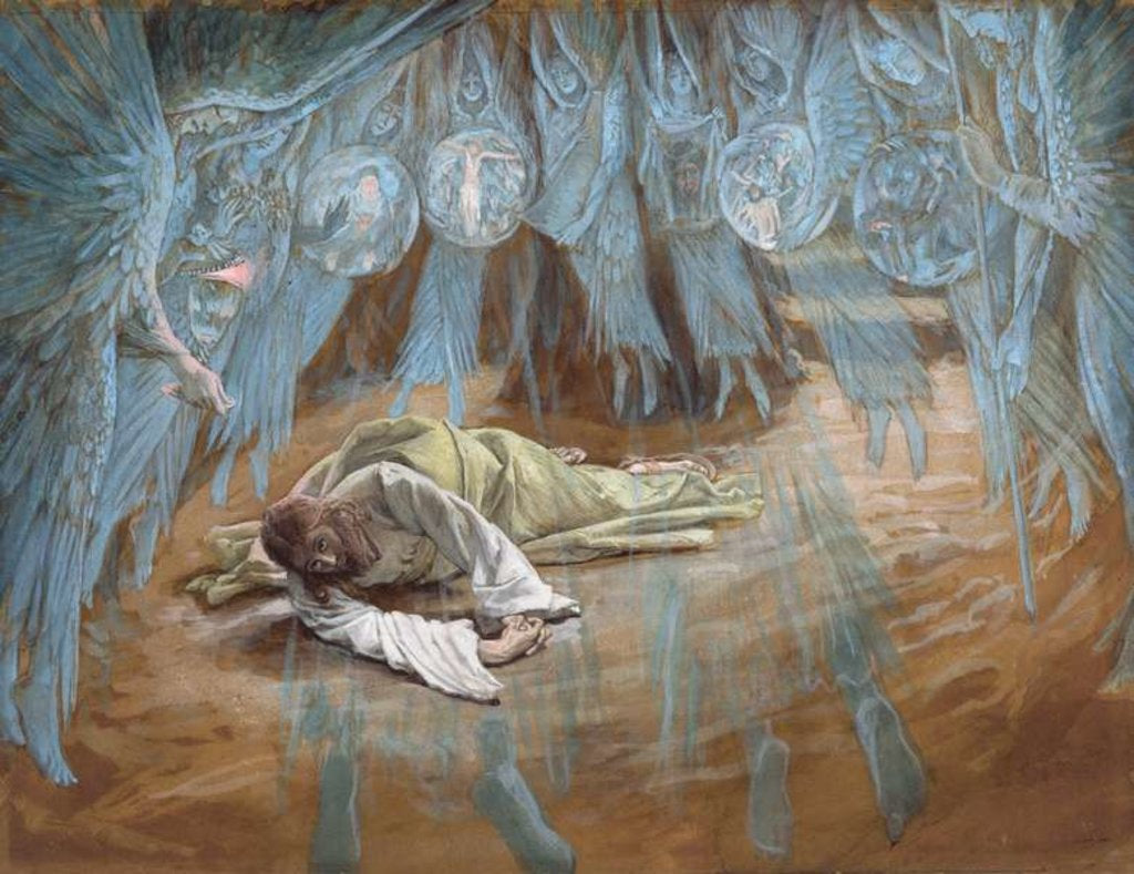 Detail of The Agony in the Garden by James Jacques Joseph Tissot