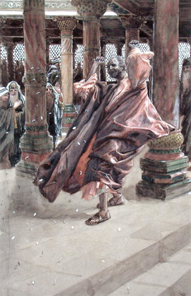 Detail of Judas Repents and Returns the Money by James Jacques Joseph Tissot